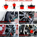 35Pcs Car Detailing Kit, Car Cleaning Kit with Windshield Cleaning Tool and Tool Box, Interior & Exterior Auto Care Supplies and Brushes (B：35PCS-R)