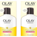 Olay Face Moisturizer, Complete with Sunscreen SPF 15, Daily Facial Lotion for Normal Skin, Lightweight Hydrating Broad Spectrum Sun Protection - Vitamin C, E, and Niacinamide - 6 Oz 2 Pack