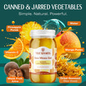 TrueSeaMoss Sea Moss Gel – Made in USA – Wildcrafted Seamoss, Fruits & Jarred Vegetables – Mango/Pineapple, Pack of 1 (Labels may Vary)