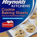 Reynolds Kitchens Cookie Baking Sheets, Pre-Cut Parchment Paper,25 Count (Pack of 4), 100 Total Sheets