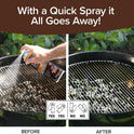 Bull Shot BBQ, Foaming Grill Cleaner, AS SEEN ON TV, Professional Strength Foam Spray Emulsifies Burnt Grease & Char on Grates, Racks, Pans, Smokers & Griddles Cleans in Just 10 Min - Made in the USA