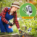 4-in-1 Soil Moisture Meter, Digital Plant Temperature/Soil Moisture Test & PH Meter/Sunlight Intensity, Backlight LCD Display for Gardening, Farming and Outdoor Plants