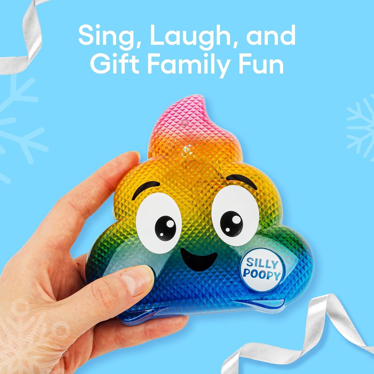Silly Poopy's Hide & Seek by Relatable, The Talking, Singing, Rainbow Hide & Seek Toy, Fun Learning Toys for Toddlers, Interactive Toddler Toys, Perfect Stocking Stuffers or Funny Gift for Toddlers