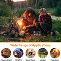 HGD Fire Starter, Natural Fire Starters for BBQ, Campfire, Fireplace, Charcoal, Wood Stove, Chimney, Fire Pit, Grill, Smoker, Indoor Outdoor Use