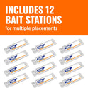 TERRO Ant Killer Bait Stations T300B - Liquid Bait to Eliminate Ants - 12 Count Stations for Effective Indoor Ant Control