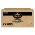 Green Mountain Coffee Roasters Caramel Vanilla Cream Keurig Single-Serve K-Cup pods, Light Roast Coffee, 72 Count