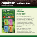 Rapitest Soil Test Kit for Gardens, Vegetables, Flowers and Lawns. USA designed and assembled soil tester completely, quickly and accurately measures/analyzes soil pH acidity and garden nutrients.