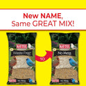Kaytee Wild Bird (No Mess or Waste Free) Food Seed Blend For Blue Jays, Woodpeckers, Juncos, Cardinals, Grosbeaks, Sparrows, and Finches, 10 Pound, (Packaging May Vary)