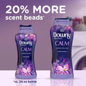 Downy Infusions In-Wash Laundry Scent Booster Beads, CALM, Soothing Lavender and Vanilla Bean Scent, 30.1 oz