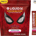 Liquid I.V.® Hydration Multiplier - Limited Edition - Spider-Man Sugar-Free - Raspberry Lemonade | Electrolyte Powder Drink Mix | 1 Pack (14 Servings)