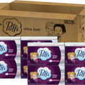 Puffs Ultra Soft Non-Lotion Facial Tissue, 8 Family Boxes, 124 Facial Tissues per Box