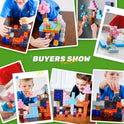 Magnetic Blocks - Build Mine Magnet World Magic Portal Set, Magnetic Tiles Building Blocks Toddler Toy STEM Sensory Outdoor Toys for 3+ Year Old Boys & Girls, Creative Kids Games Kids Toys 84PCS
