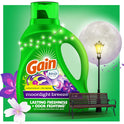 Gain + Aroma Boost Liquid Laundry Detergent, Moonlight Breeze Scent, 107 Loads, 154 fl oz, HE Compatible