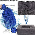 AUTODECO 22Pcs Car Wash Cleaning Tools Kit Car Detailing Set with Blue Canvas Bag Collapsible Bucket Wash Mitt Sponge Towels Tire Brush Window Scraper Duster Complete Interior Car Care Kit