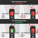 KAIWEETS Voltage Tester/Non-Contact Voltage Tester with Signal Percentage, Dual Range AC 12V/70V-1000V, Live/Null Wire Tester, Electrical Tester with LCD Display, Buzzer Alarm, Wire Breakpoint Finder