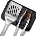 OXO Good Grips Grilling Tools, Tongs and Turner Set, Black