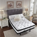 Signature Design by Ashley Queen Size Chime 12 Inch Medium Firm Hybrid Mattress with Cooling Gel Memory Foam for Pressure Relief, Fiberglass Free, Mattress In A Box