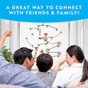 National Geographic Magnetic Marble Run - 75-Piece STEM Building Set for Kids & Adults with Magnetic Track & Trick Pieces & Marbles for Building A Marble Maze, STEM Project