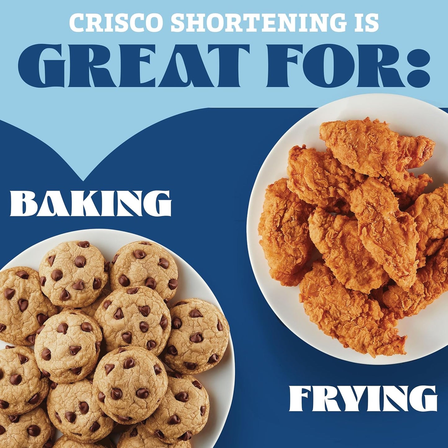 Crisco All-Vegetable Shortening, 6 Pounds, Blue