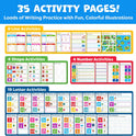 Preschool Learning Activities - Tracing Books for Kids Ages 3-5 - Toddler Handwriting Practice - Letter Tracing for Kids Preschool Kindergarten 3-4, 4-5 - 3 year old boy gift - Gifts for Grandkids