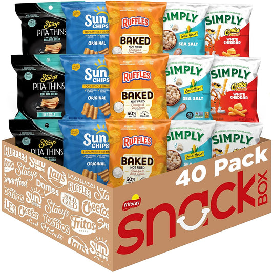 Frito-Lay Ultimate Smart Care Package 2.0, Variety Assortment of Snacks (Pack of 40)