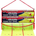 Catchmaster Giant Fly Glue Trap 3-Pack 30 Feet Each, Adhesive Fly Traps Outdoor, Sticky Bug Catcher, Bulk Flying Insect Paper Roll, Pet Safe Pest Control for Garage, Barn, Greenhouse & Garbage Room