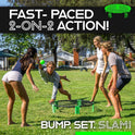 GoSports Slammo Game Set (Includes 3 Balls, Carrying Case and Rules) - Outdoor Lawn, Beach & Tailgating Roundnet Game