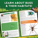 National Geographic Bug Catcher Kit for Kids - Kids Bug Habitat with Magnified Viewer, Bug Catcher, Tweezers & Learning Guide, Insect Habitat, Outdoor Toys, Kids Bug Catching Kit, Bug Box