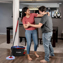 O-Cedar RinseClean Spin Mop & Bucket System | Clean with Clean Water | Removes 99% of Bacteria