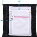 BAGAIL Laundry Bags Mesh Wash Bag for Intimates Lingerie and Delicates, 5Pcs (1XL,2L,2M)