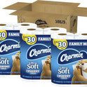 Charmin Ultra Soft Cushiony Touch Toilet Paper, 18 Family Mega Rolls = 90 Regular Rolls