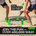 GoSports Slammo Game Set (Includes 3 Balls, Carrying Case and Rules) - Outdoor Lawn, Beach & Tailgating Roundnet Game