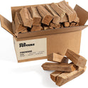 Old Potters Kiln Dried Firewood - Oak, 1100 Cu. in, 16-18 Logs ~ 8" x 2.5" Logs. Cooking Wood for Grilling, Smoking, and Firepits, Oak.