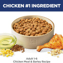 Hill's Science Diet Adult 1-6, Adult 1-6 Premium Nutrition, Dry Dog Food, Chicken & Barley, 5 lb Bag - Cart Shape