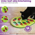Catstages Nina Ottosson Buggin' Out Puzzle & Play – Interactive Cat Puzzle Feeder for Indoor Cats, 16 Hidden Treat Compartments, Slow Feeder, Durable & Easy-Clean