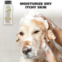 Wahl USA Dry Skin & Itch Relief Pet Shampoo for Dogs – Oatmeal Formula with Coconut Lime Verbena & Pet Friendly Formula, 24 Oz - Model 820004A