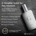 Parfums Belcam G Eau, Inspired by Designer Fragrance, Eau de Toilette Spray, 3.4 Fl Oz