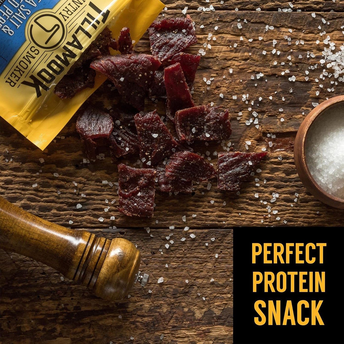 Tillamook Country Smoker Real Hardwood Smoked Beef Jerky, Honey Glazed, 10 Ounce