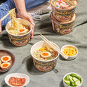 Nongshim Tonkotsu Ramen with Kuromayu Noodle Big Bowl, 3.56 Ounce (Pack Of 6)