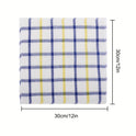 Patelai 12 Pcs Kitchen Dish Cloths for Washing Dishes Absorbent Dish Rags Cleaning Reusable Towels for Scrubbing Wipe Glass Xmas Home Household Supplies(Bright Color,13.8'' X 13.8'', 11.8 x 11.8'')